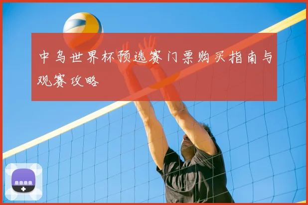 中乌世界杯预选赛门票购买指南与观赛攻略