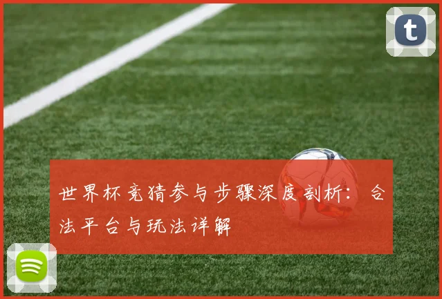 世界杯竞猜参与步骤深度剖析:合法平台与玩法详解